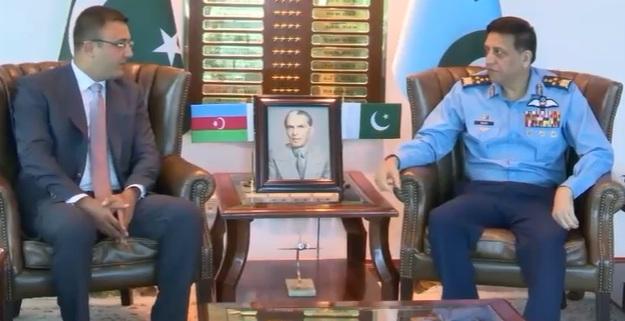Azeribaijan's Defence delegation calls on Air Chief Marshal Zaheer Sidhu