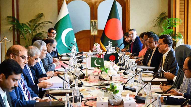 پاکستان اور بنگلادیش کا دوطرفہ تعلقات، اقتصادی و تجارتی تعاون کے فروغ پر اتفاق