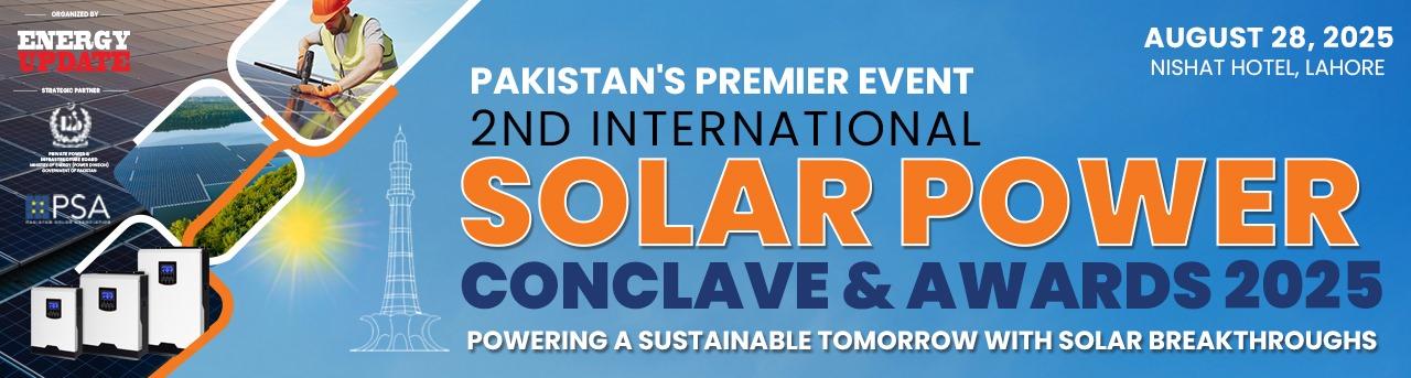 2nd Int'l Solar Power Conclave & Solar Excellence Awards 2025 to take place in Lahore on Aug 28