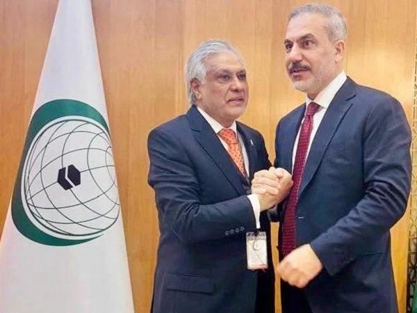 وزیر خارجہ اسحاق ڈار کی  ترک ہم منصب سے  اہم ملاقات،فلسطین کے ساتھ مکمل یکجہتی کا اعادہ