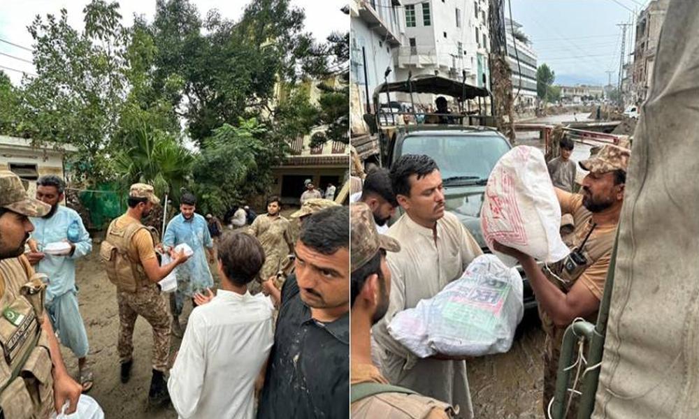 Pak Army's rescue operation continues in flood-hit areas of Punjab