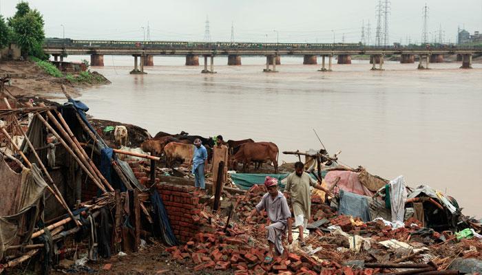 ہیڈ مرالہ، وزیرآباد میں ہیڈ خانکی پر انتہائی اونچے درجے کا سیلاب