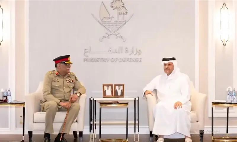 جنرل ساحر شمشاد کی قطر کی عسکری قیادت سے ملاقاتیں