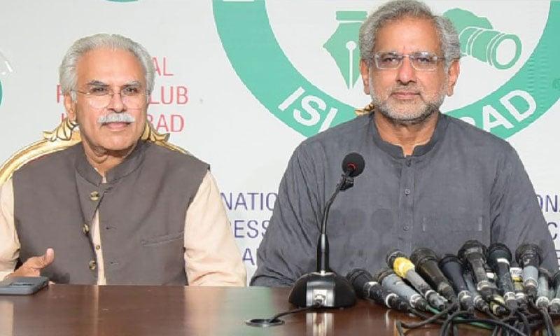 حکومت چینی بحران کی ذمہ دار ہے ، شاہد خاقان عباسی