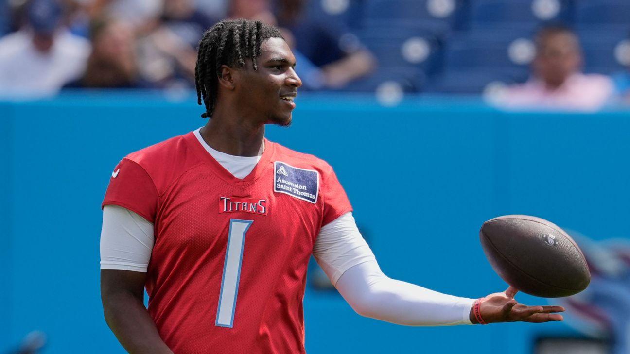 After dominating in college, Titans' Cam Ward is ready to make NFL debut