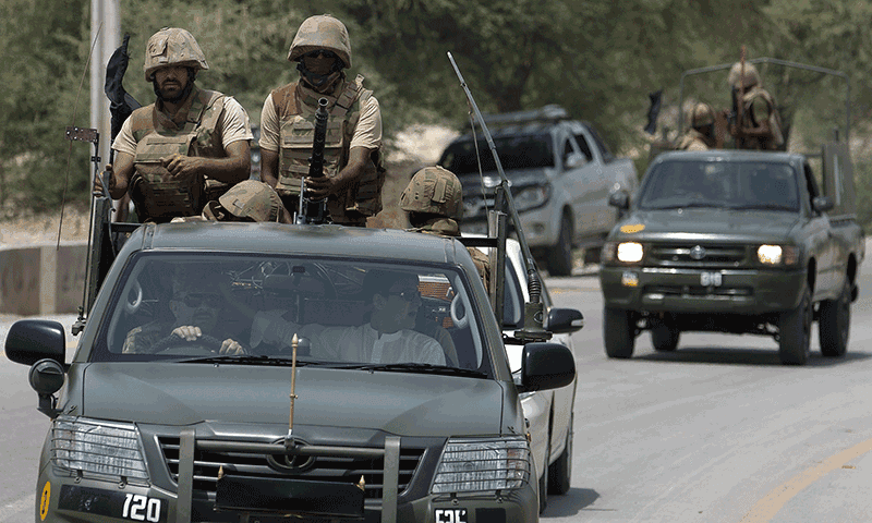 بلوچستان: پشین میں سکیورٹی فورسز کی کارروائی میں 4 دہشت گرد ہلاک