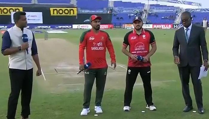 ایشیا کپ: بنگلادیش  کا  ہانگ کانگ کے خلاف ٹاس جیت کر بولنگ کا فیصلہ