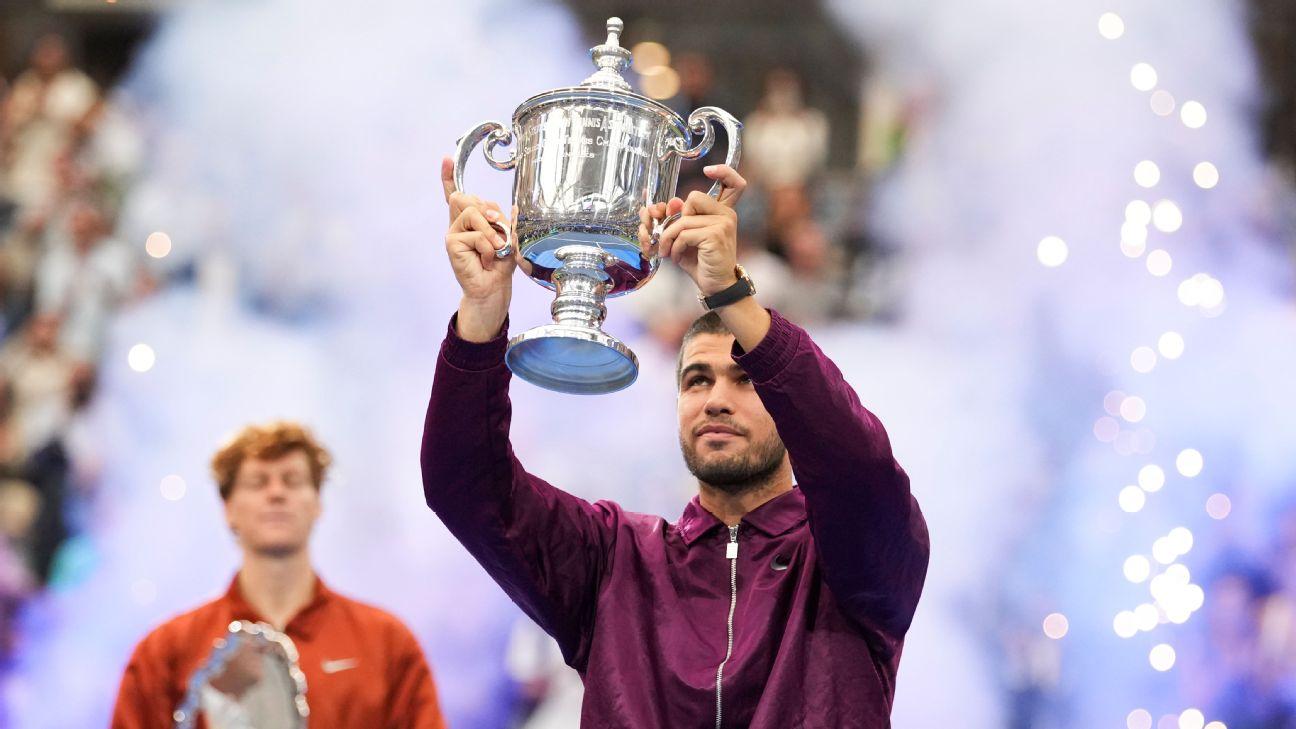 Alcaraz new No. 1 after US Open win over Sinner