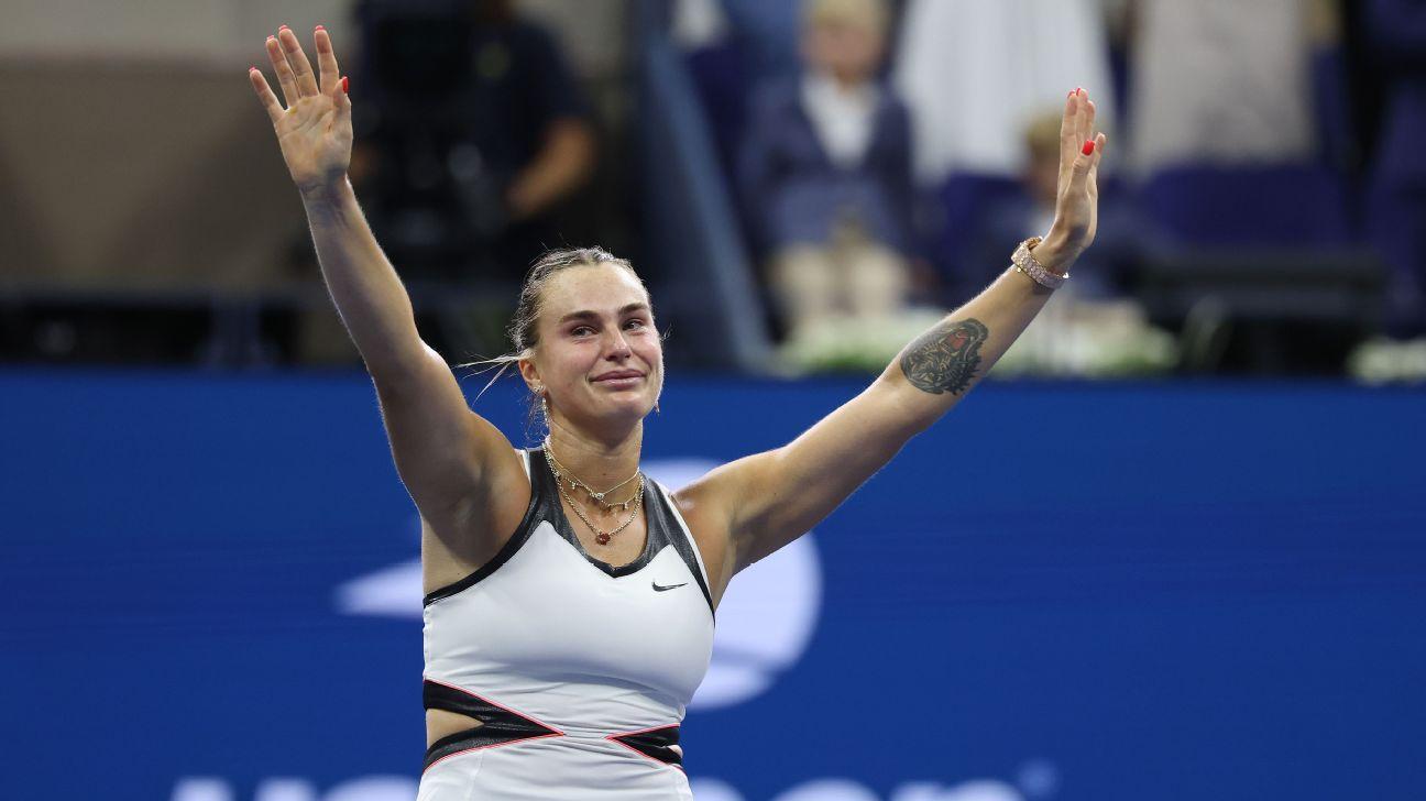 Sabalenka tops Anisimova for repeat Open title