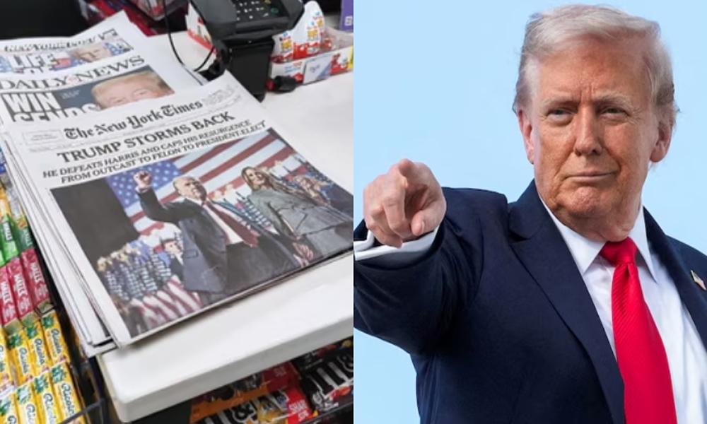 Trump to file $15bn defamation lawsuit against New York Times