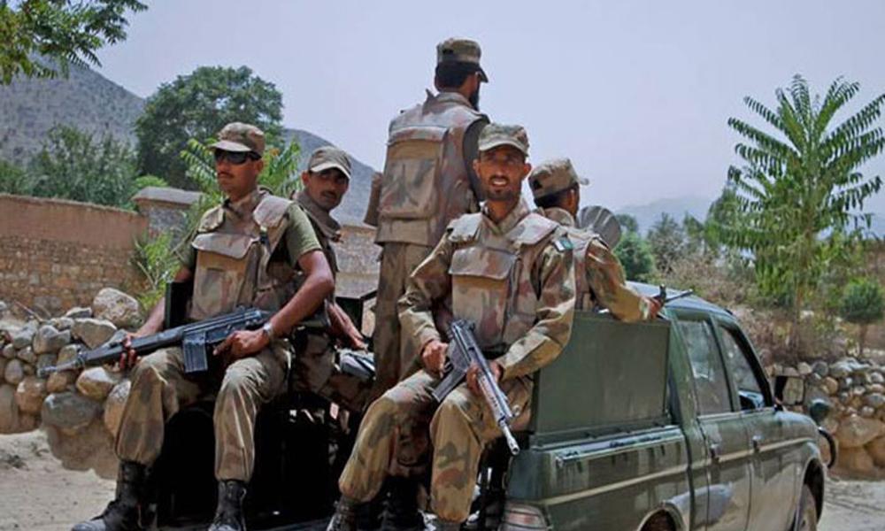 Security forces operation in Khuzdar, five terrorists killed