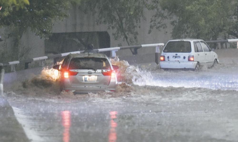 Heavy rain in areas of Islamabad, Azad Kashmir