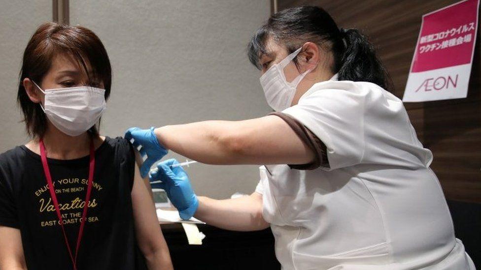 Japan suspends 1.6 million Moderna doses over contamination fears