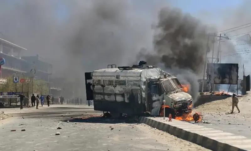 لداخ میں مظاہرے اور پرتشدد واقعات: 4  افراد جاں بحق