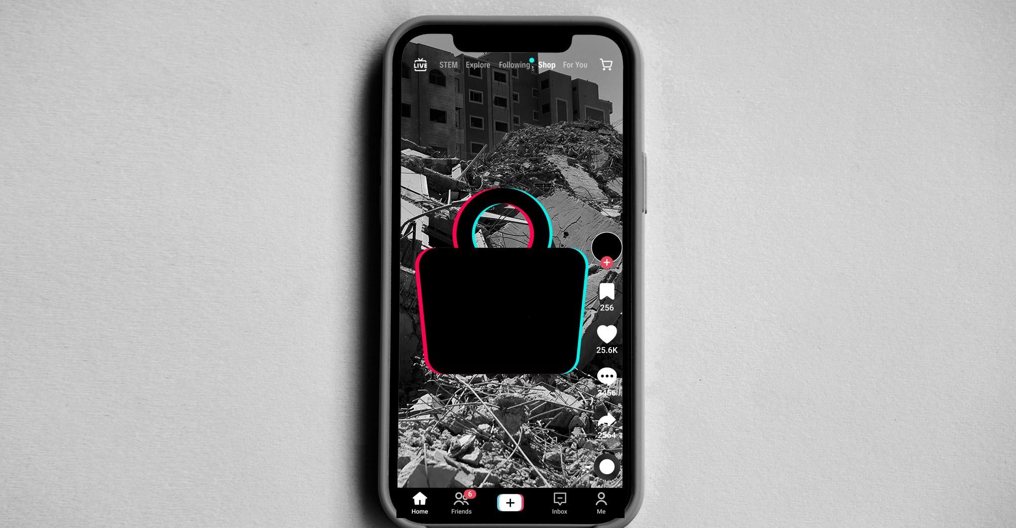 TikTok is tagging videos from Gaza with TikTok Shop products
