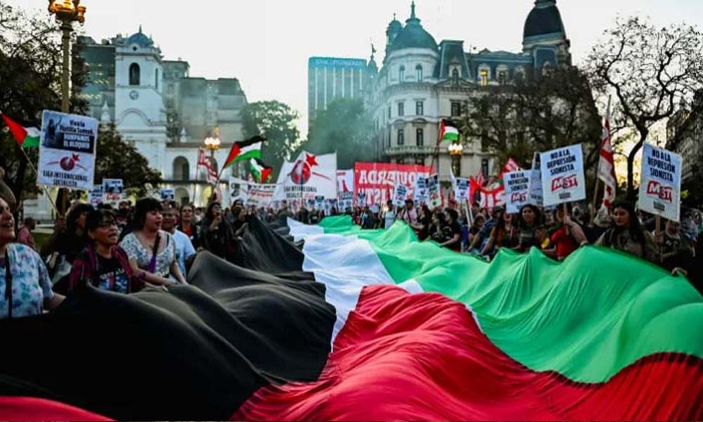 Sumud flotilla continues to sail despite Israeli attack, protests worldwide
