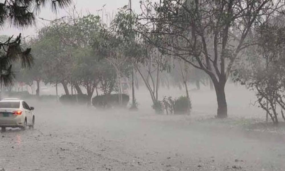 Heavy rain, hailstorm in various cities early morning