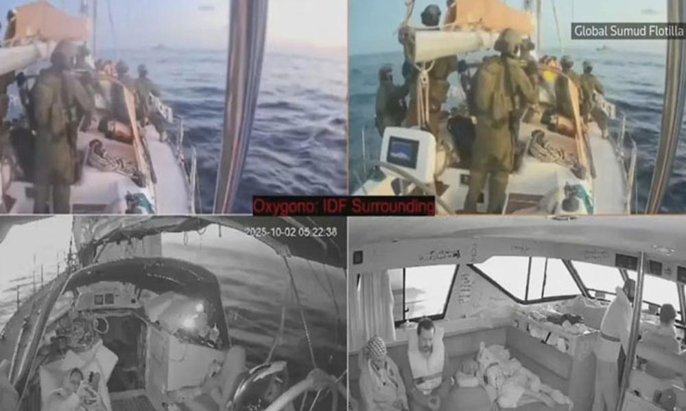 Israeli Navy seizes 42 flotilla boats, arrests 450 people including Mushtaq Ahmed