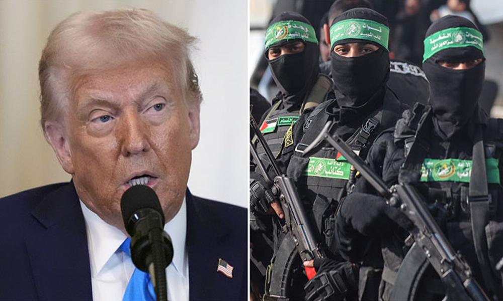 Trump warns of destroying Hamas if it doesn’t relinquish control of Gaza