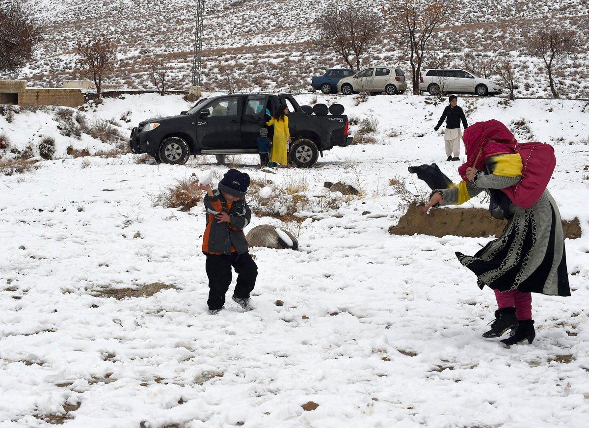Rain and snowfall turn weather cold and pleasant in Dir