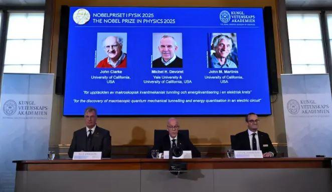 Three American scientists win Nobel Prize in Physics