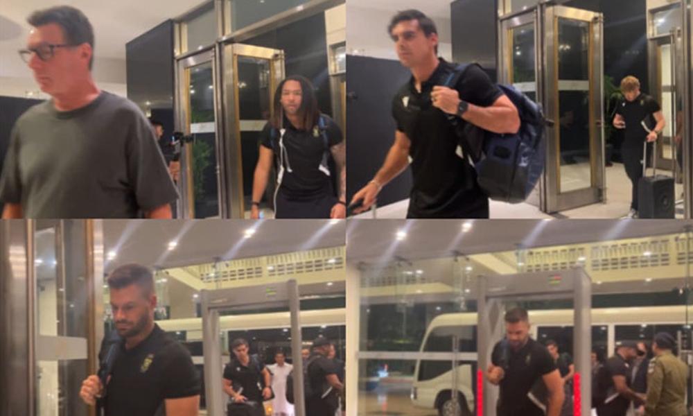 First group of South African cricket team arrives in Lahore for Test series