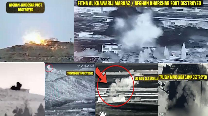 Pakistan destroys several Afghan posts in response to attack