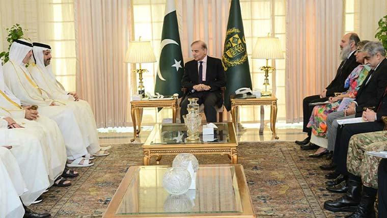 وزیر اعظم سے قطری وزیر تجارت و صنعت  کی ملاقات، دوطرفہ تعلقات پر اظہار اطمینان