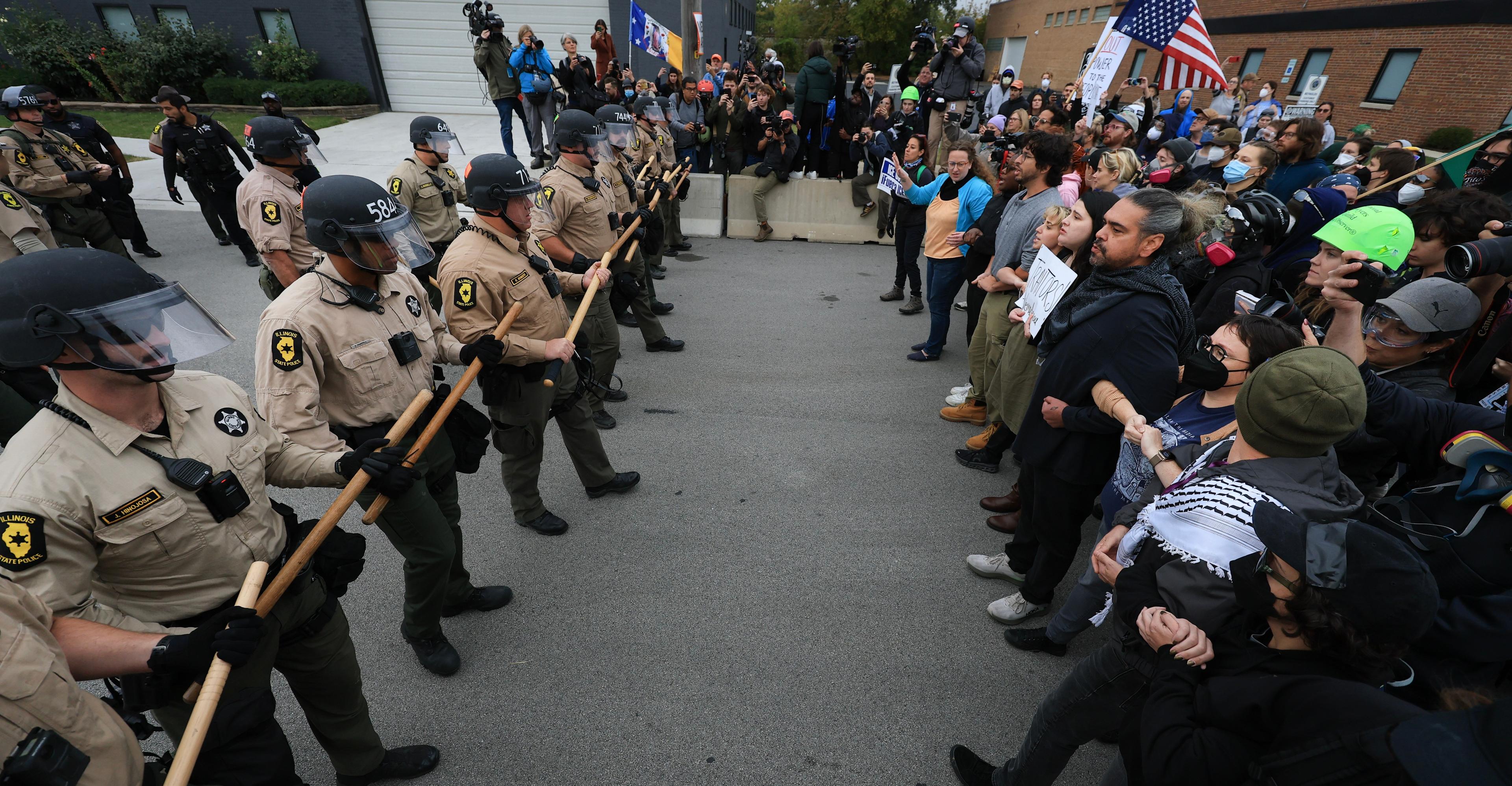 What a pastor saw ICE do to protesters outside Chicago