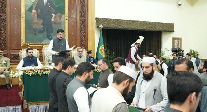 KP new cabinet sworn in at Governor's House