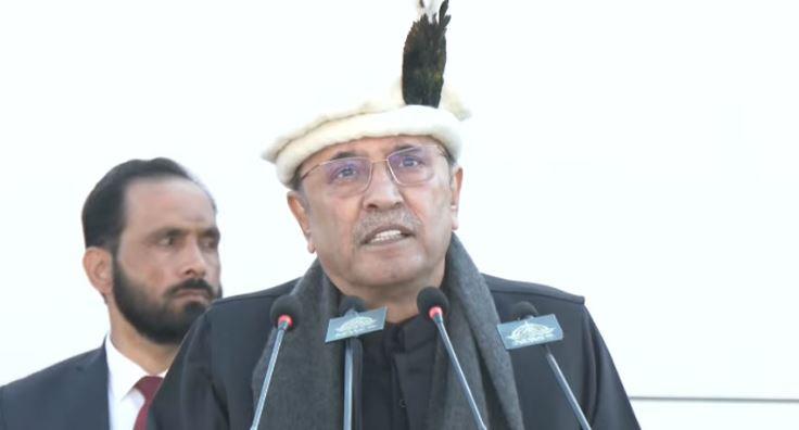 Zardari stresses upon collective resolve for making G-B a model of development