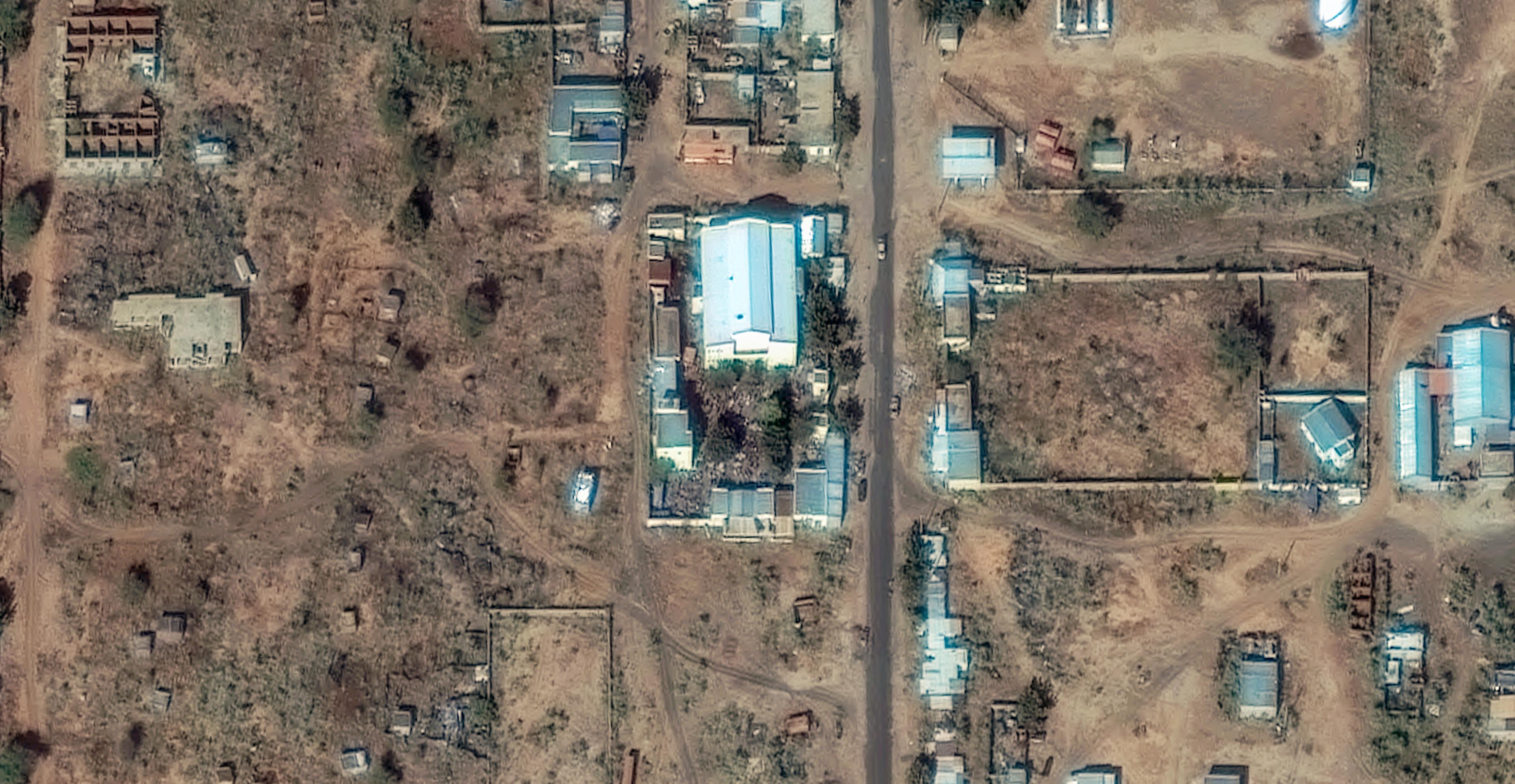 The bloodshed in Sudan is visible from space