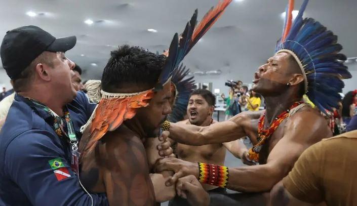 Protesters force their way into COP30 summit venue, clash with security