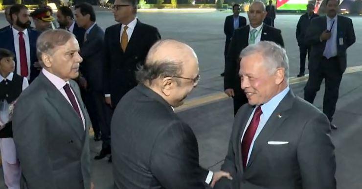 King of Jordan arrives in Islamabad on two-day visit