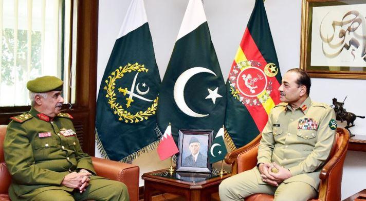 Pakistan, Bahrain vow to enhance military-to-military ties