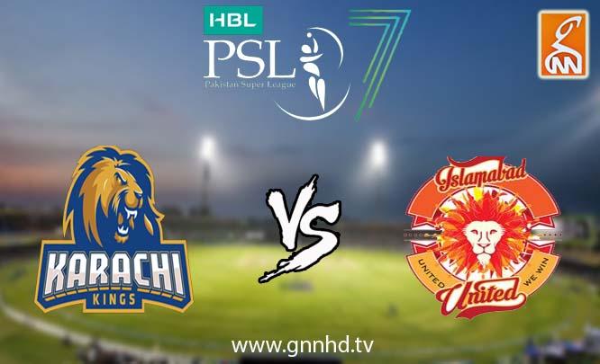 PSL 7: Karachi Kings to lock horns with Islamabad United today