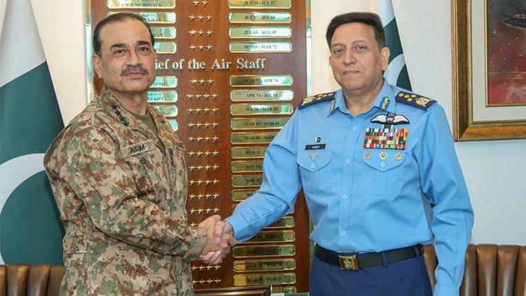 سید عاصم منیر چیف آف ڈیفنس فورسز تعینات، ایئرچیف مارشل کی توسیع کے نوٹیفکیشن جاری