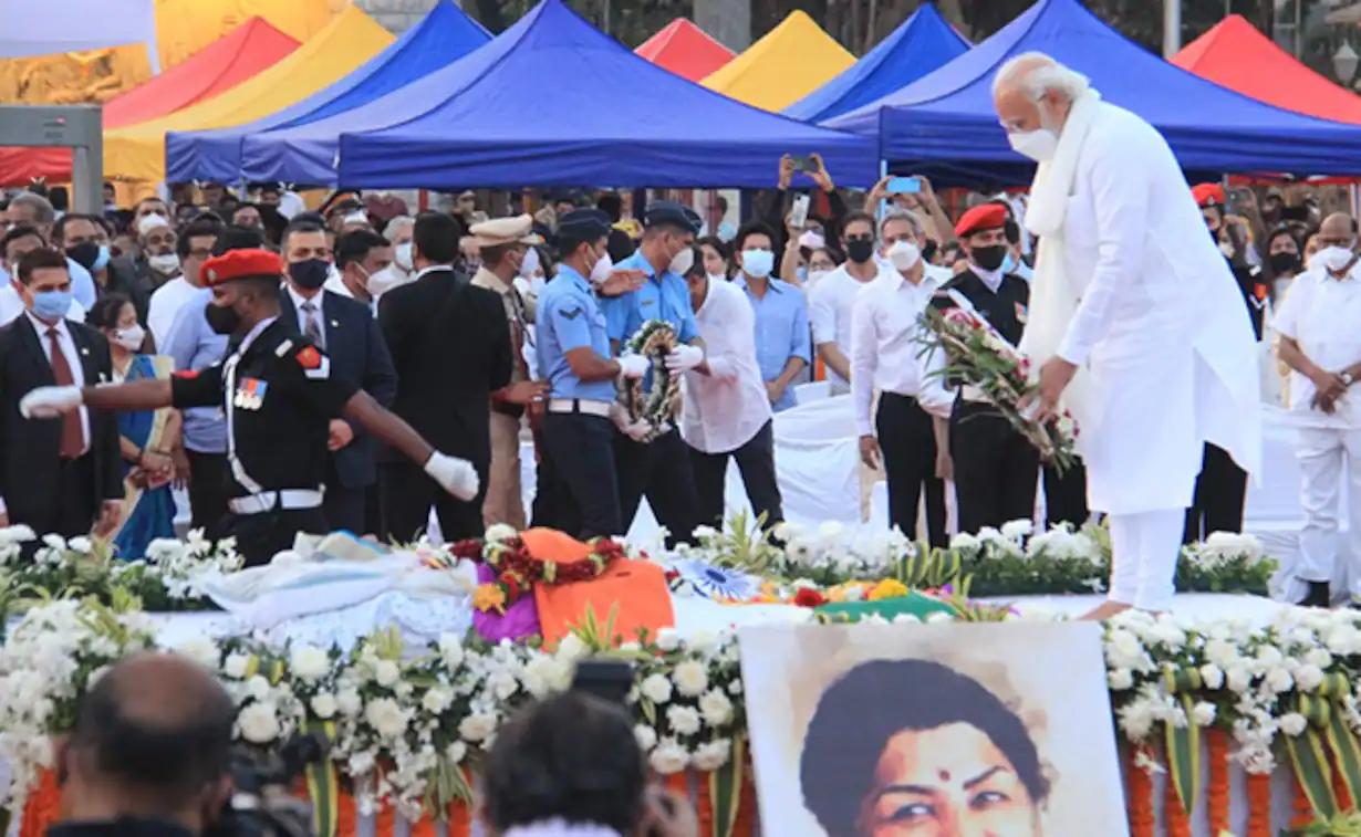 Indian PM attends ceremony as Lata Mangeshkar cremated in Mumbai with state honours 