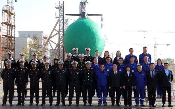 Pakistan Navy launches fourth Hangor Class submarine 'Ghazi' in China