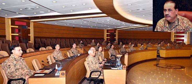 Corps Commanders reject terrorism, crime, political nexus