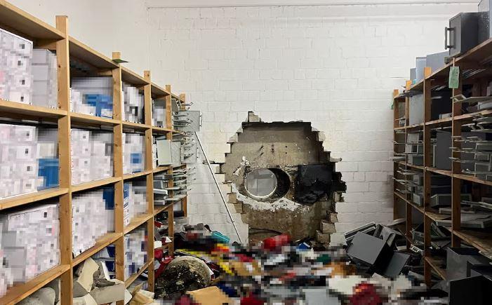 Thieves drill into German bank vault and make off with millions