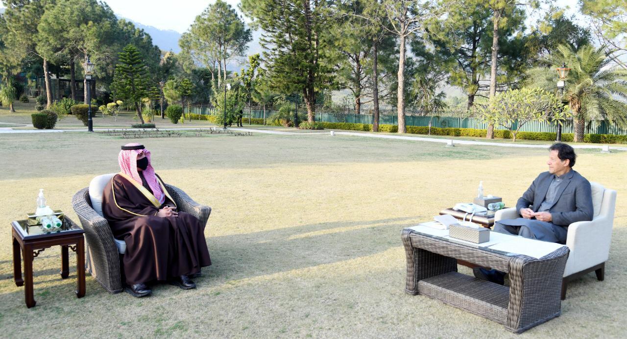 وزیر اعظم سے سعودی وزیر داخلہ شہزادہ عبدالعزیز بن سعود بن نائف السعود کی ملاقات