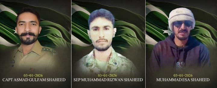 Three martyred in snow slide during clearance operation at Burzil Pass