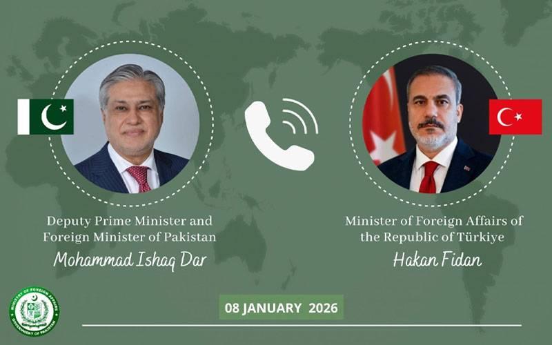 اسحاق ڈار کا بنگلہ دیش اور ترکیہ کے ہم
منصب سے ٹیلفونک رابطہ،او آئی سی  وزرائے خارجہ اجلاس کا خیرمقدم
