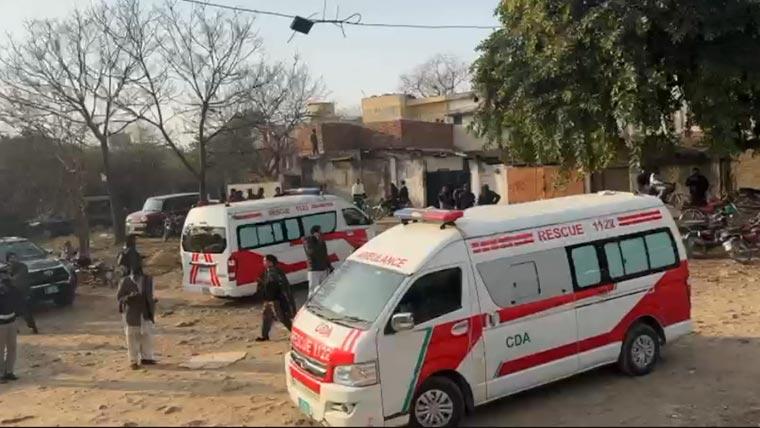 اسلام آباد: شادی والے گھر میں گیس لیکج دھماکہ، دولہا دلہن سمیت 8 افراد جاں بحق،متعدد زخمی