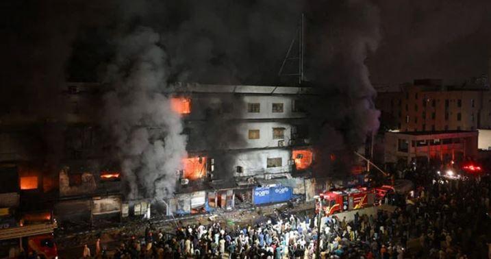 Six killed, 40 wounded in Karachi fire incident: rescuers