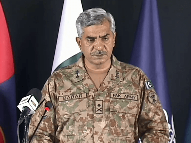 افغانستان میں بھارت کا کردار ہمیشہ منفی رہا : ڈی جی آئی ایس پی آر میجرجنرل بابرافتخار