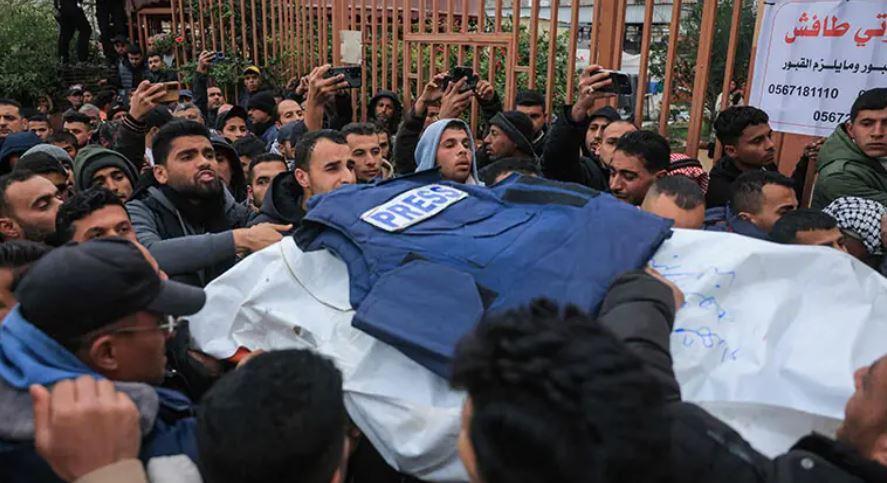 Israeli strike kills three Gaza journalists including AFP freelancer