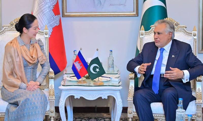 اسحاق ڈار سے کمبوڈیا کی وزیر تجارت جم نمول کی ملاقات، دوطرفہ شراکت داری کو مضبوط بنانے پر اتفاق