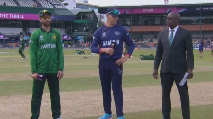 T20 World Cup: Pakistan continuing batting against Namibia